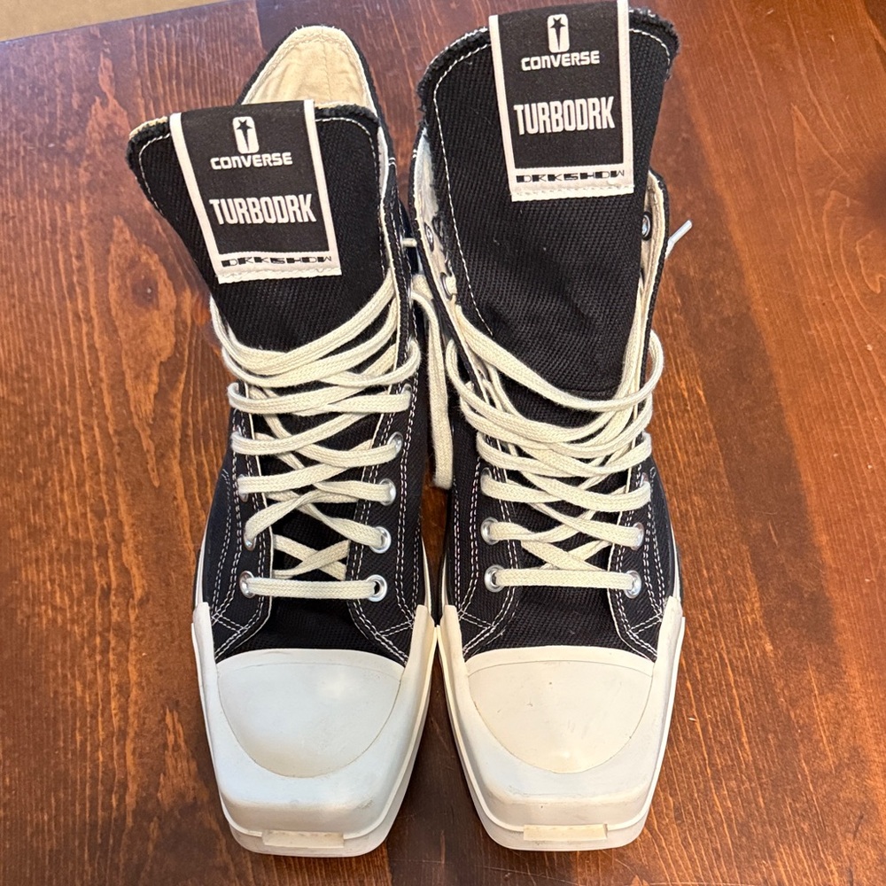 Converse TURBODRK Black and White High-Tops